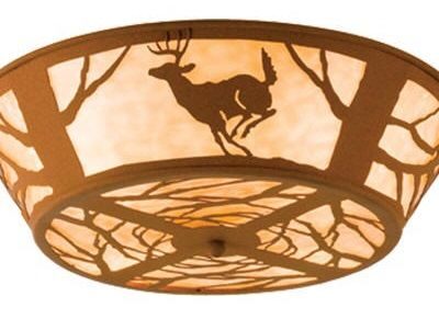 Deer on the Loose Flushmount Ceiling Light