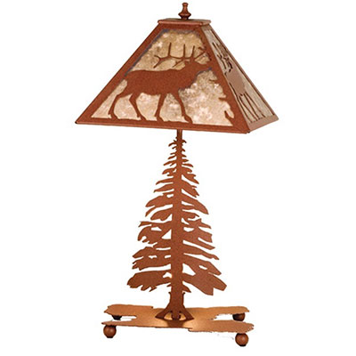 Lone Elk Table Lamp