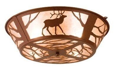 Elk on the Loose Flushmount Ceiling Light