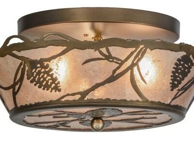 Meyda Whispering Pines Flushmount Ceiling Light