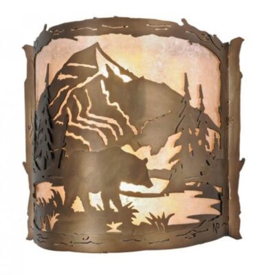 Meyda Bear Creek Wall Sconce