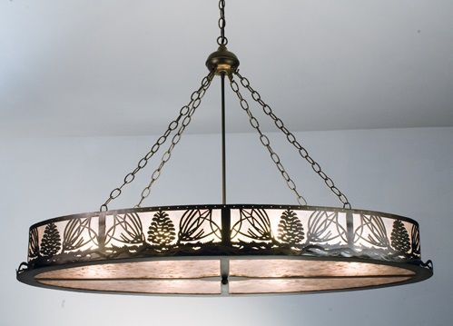 Mountain Pine Oval Large Chandelier