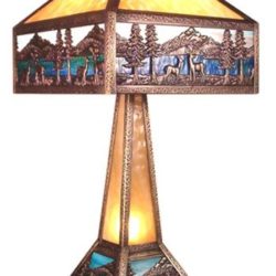Deer Lodge Lighted Base Table Lamp