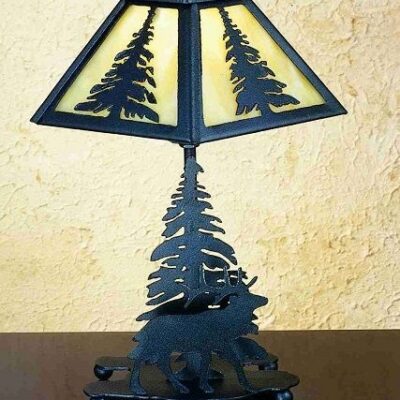 Lone Elk Accent Lamp