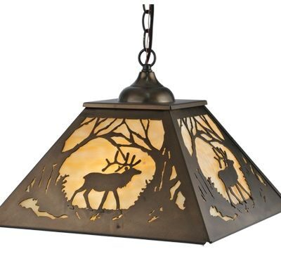 Elk at Dawn Pendant