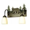 Northwoods Lone Bear 2 Light Bath Vanity