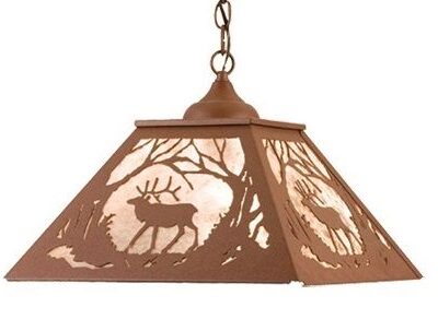 Meyda Elk at Dawn Pendant