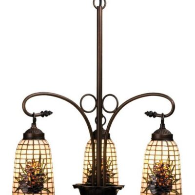 Meyda Pine Barons 3 Lt Chandelier