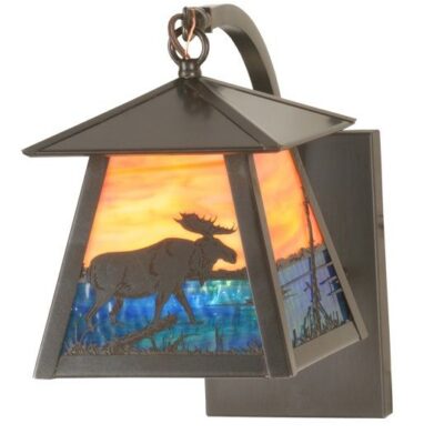 Stillwater Moose Creek Curved Arm Wall Sconce