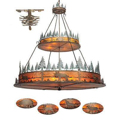 2 Tier Large Chandelier