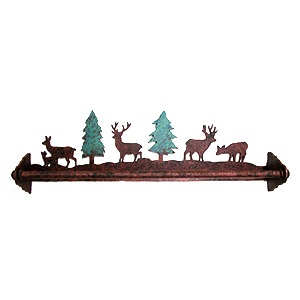 24 inch - Deer - Color C067 with green trees