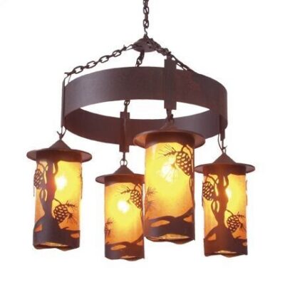 Pasadena Pinecone Chandelier