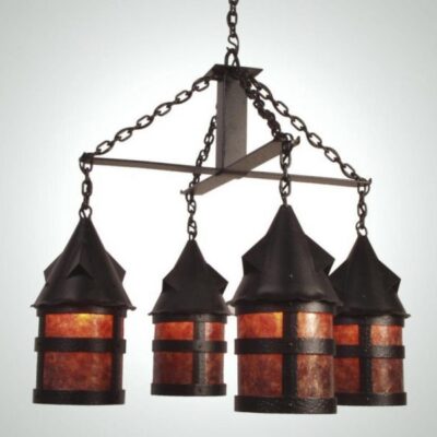 Portland Four light Chandelier