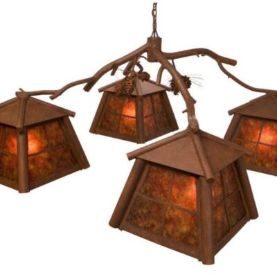 Saranac Four Light Chandelier