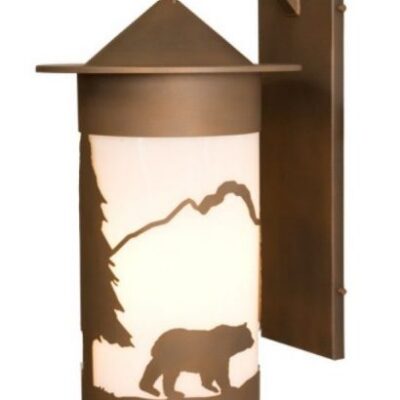Bear Large Wall Hanging Lantern