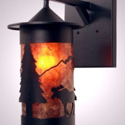 Handmade Moose Lantern