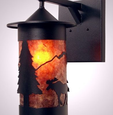 Handmade Moose Lantern