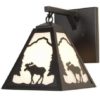 Timber Ridge Moose Hanging Lantern