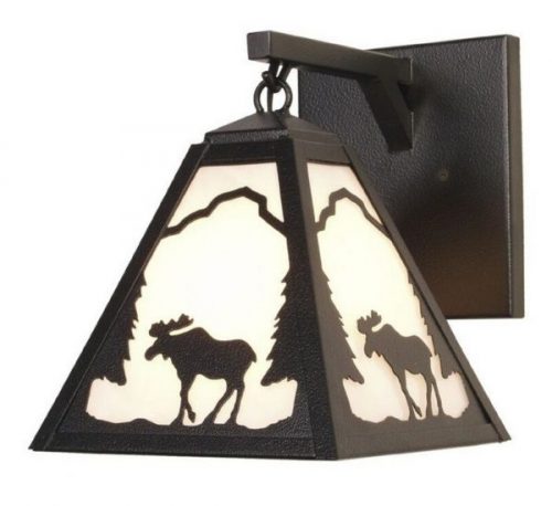 Timber Ridge Moose Hanging Lantern