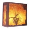 Pinecone Rustic Natural Wall Sconce