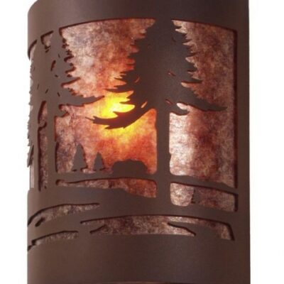 Cabin Timber Ridge Wall Sconce