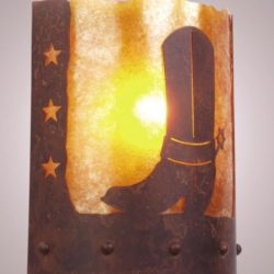 Boot and Spurs Wall Sconce