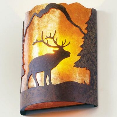 Elk Wall Sconce
