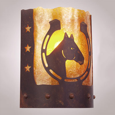 Horseshoe Wall Sconce