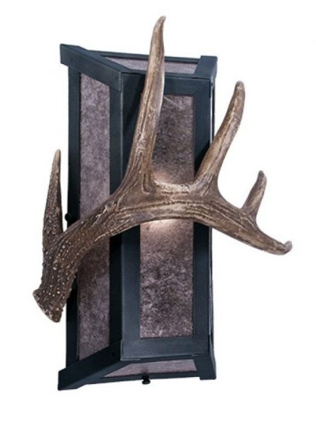 Lone Antler Wall Sconce