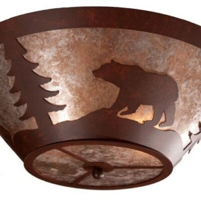 Bear Round Ceiling Light