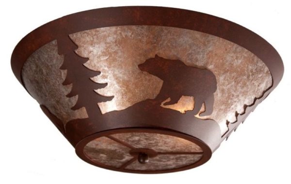 Bear Round Ceiling Light