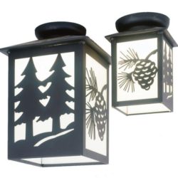 Twin Tree Ceiling Porch Light