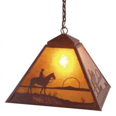 Cowboy Sunset Pendant