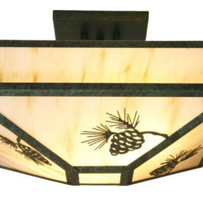 Pinecone Four Post Drop Ceiling Light