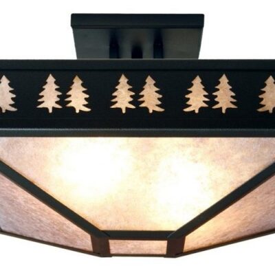 Trees Four Post Drop Ceiling Light