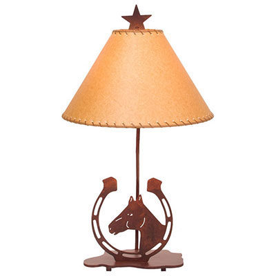 Lucky Horseshoe Table Lamp