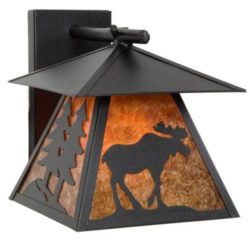 Cascade Rustic Moose Lantern