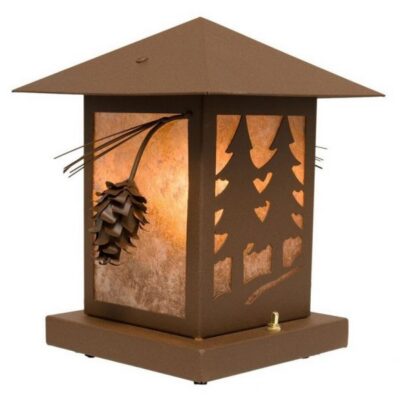 Pinecone Table Lantern