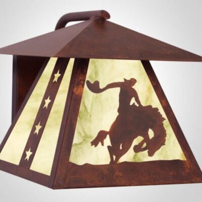 Bronco Rider Lantern