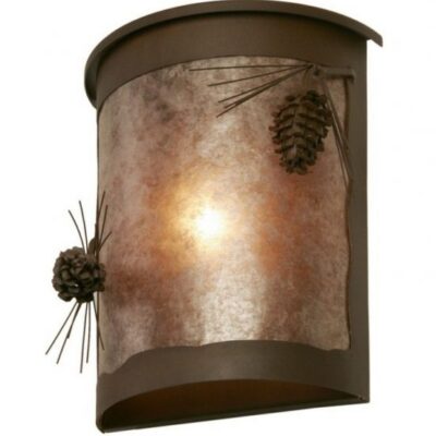 Ponderosa Pine Rustic Wall Sconce