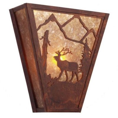 Elk Rustic Vegas Wall Sconce