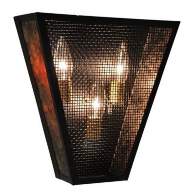 Plain Mesh Vegas Wall Sconce