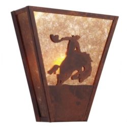 8 Seconds Western Vegas Wall Sconce