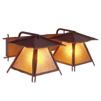 Bundle of Sticks Double Lantern Bath Vanity