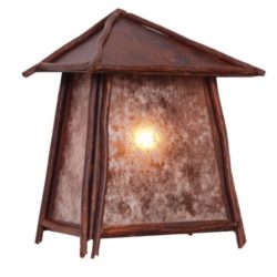 Sticks Tri Roof Wall Sconce