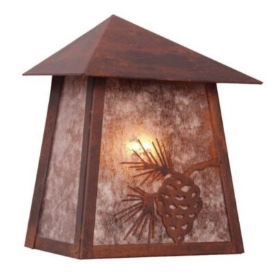 Steel Partners Lighting Mission Tri Roof Wall Sconce