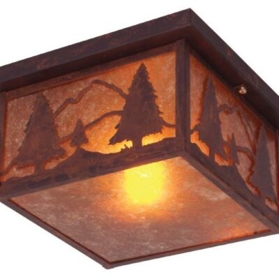 Timber Ridge Squaroka Ceiling Light