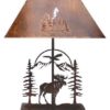 Rustic Bedside Lamp
