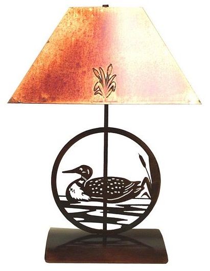 The Trendsetters Rustic Bedside Lamp - Rustic Lighting & Fans