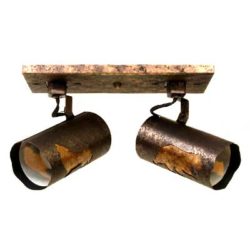 Western and Ranch Track Lighting - Dual Track Head
